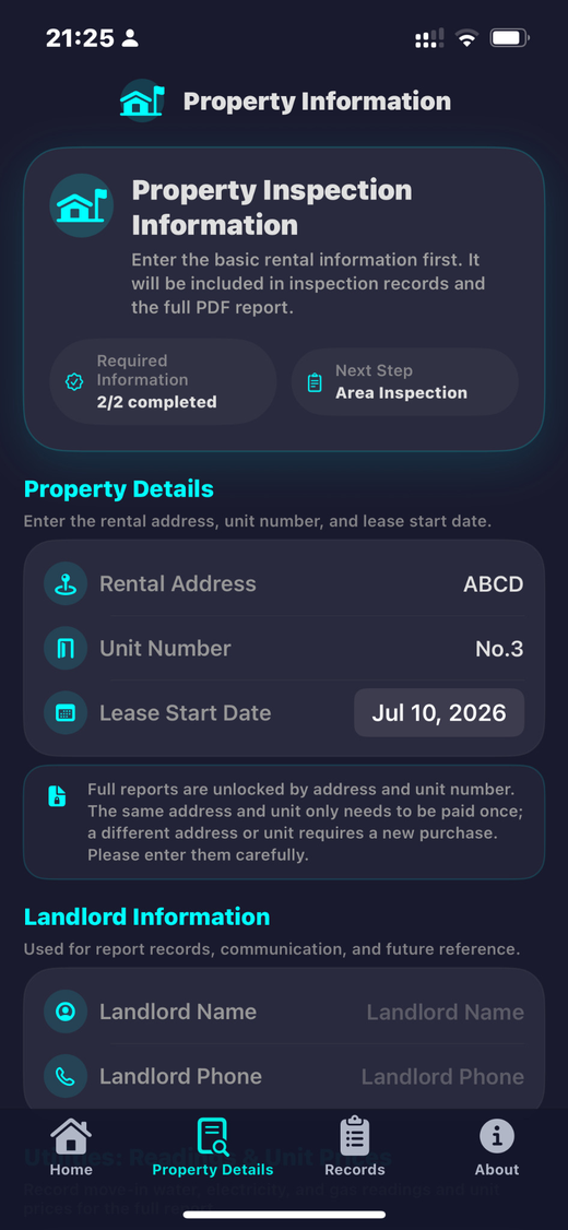 Property information